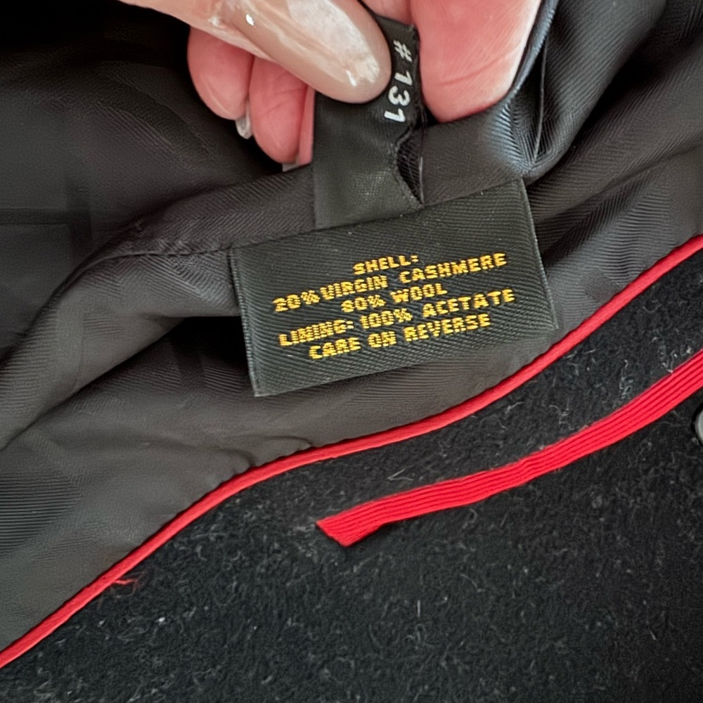 Cole Haan Cashmere Blend Coat - Picture 5 of 6